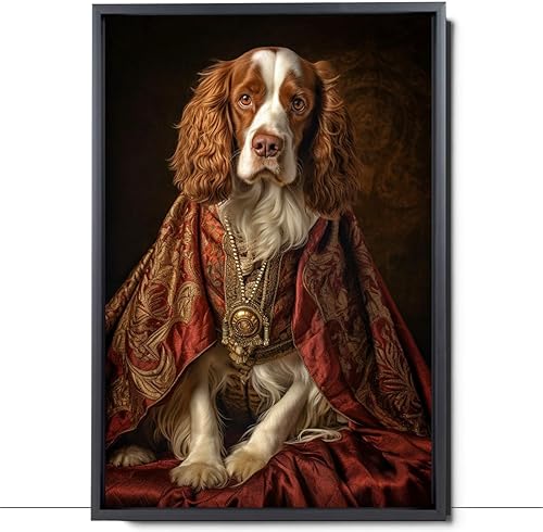 Miniatura 883 de Thuan Chow Chow Retrato de mascota con disfraz real de perro en un disfraz retrato de perro con vestimenta Retrato medieval de mascota retrato