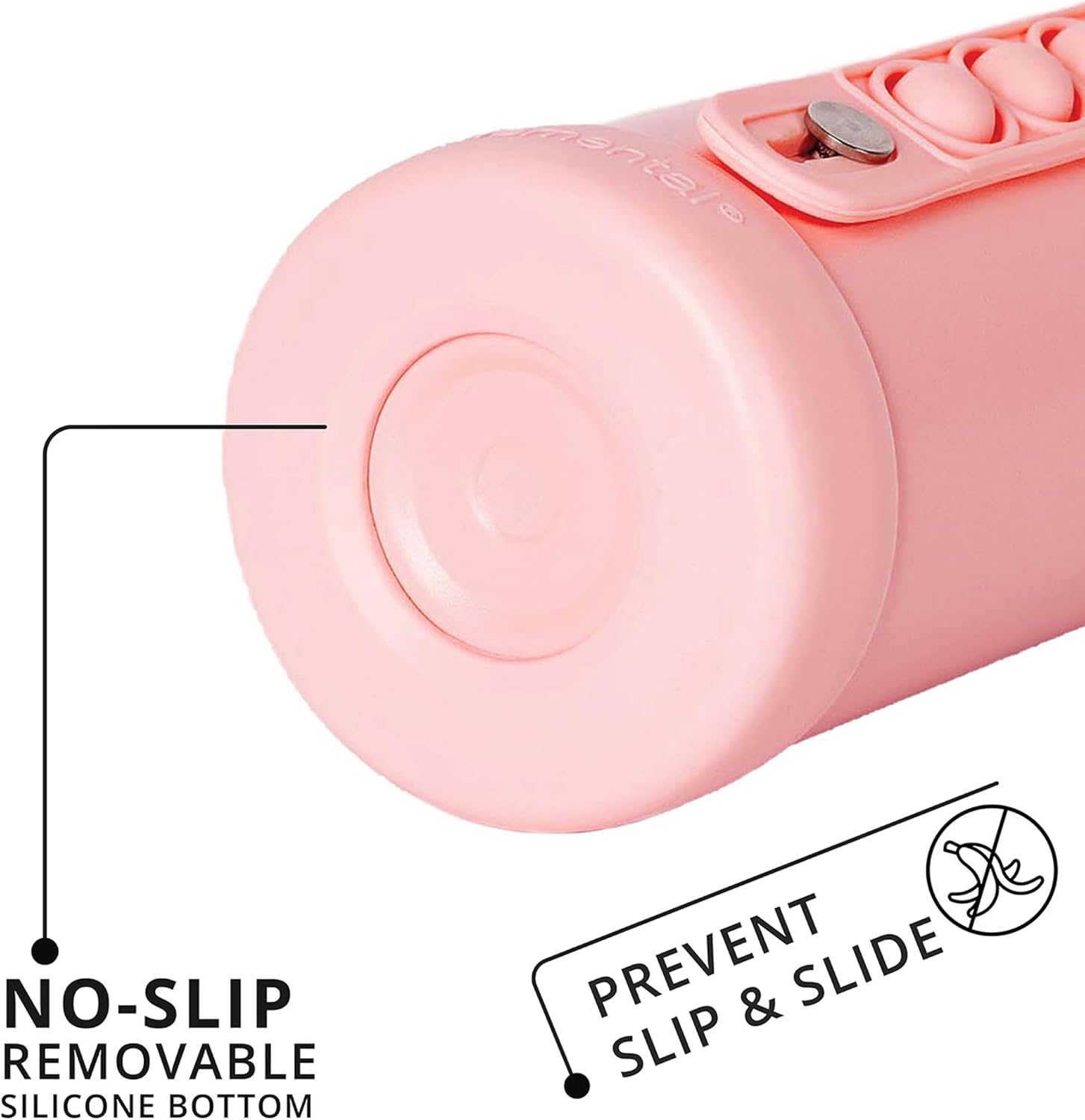 Elemental Recess Wine Tumbler - Triple Wall Insulated Stainless Steel Coffee Mug for Hot & Cold Drinks - Portable Cup with Shatterproof Sip Lid for Camping, Outdoor & Travel - 10oz - Rose - Image 5