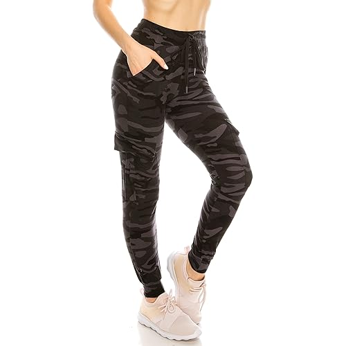 ALWAYS Women's Cargo Jogger Pants - Buttery Soft Casual Comfy Lounge Sweatpants for Women