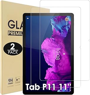 Hianjoo Screen Protector [2-Pack] Compatible with Lenovo Tab P11 / P11 Plus 11", [HD Clarity] [9 Hardness] Tempered Glass Replacement for Lenovo Tab P11 11 inch TB-J606F