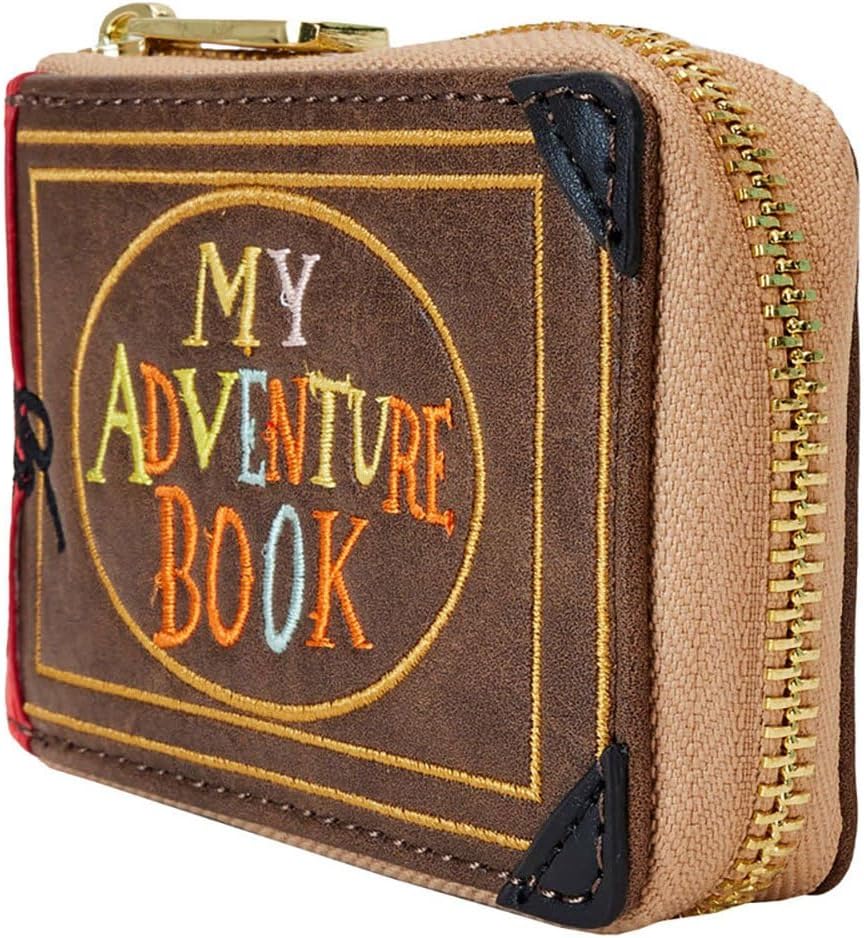 Loungefly Up 15th Anniversary Adventure Book Accordion Zip Around Wallet, Black - Image 2