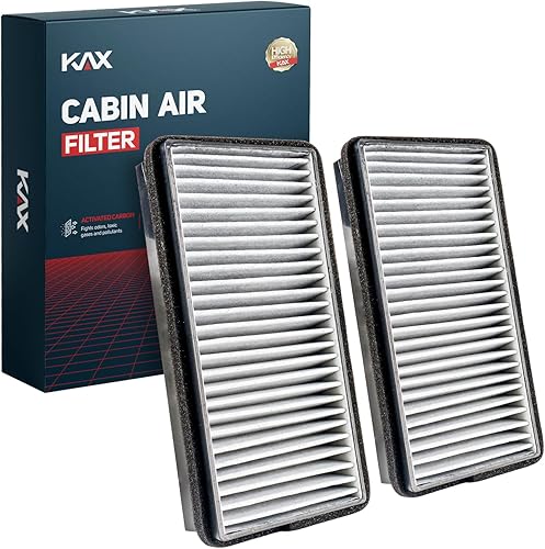Miniatura 9 de KAX Filtro de aire de cabina para compartimento de pasajeros de automóvil con carbón activado, (CF10562) Reemplazo para LS430 2001-2006, SC430