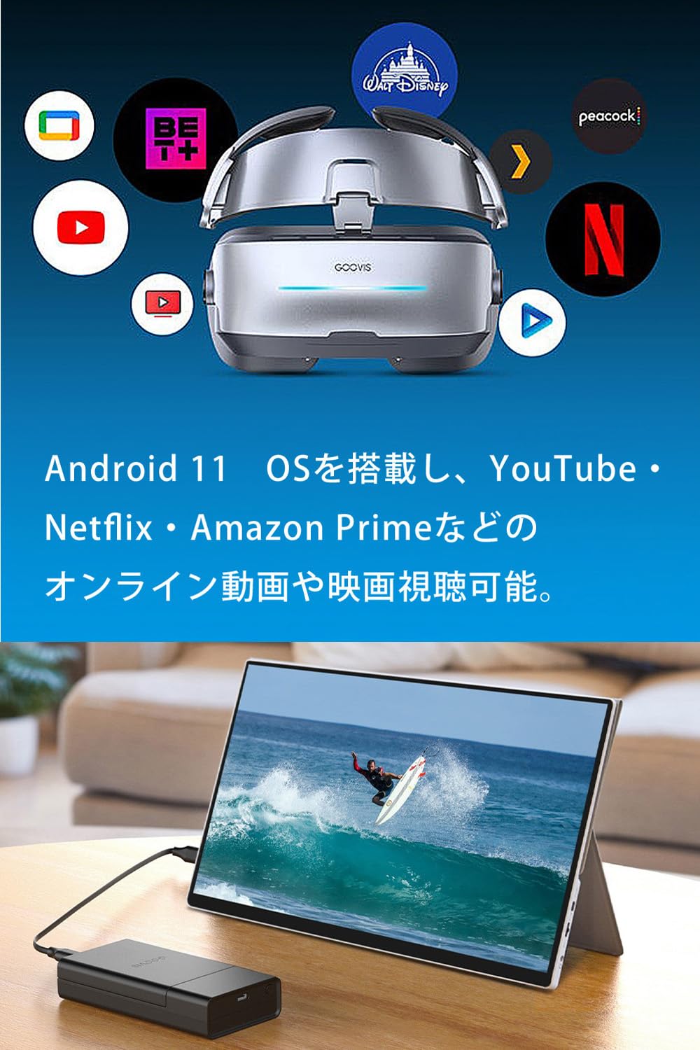 GOOVIS D4-H1プレーヤー 4k SMART DONGLE中古品 GOOVIS D4-H1プレーヤー 4k SMART DONGLE中古品 GOOVIS D4-H1