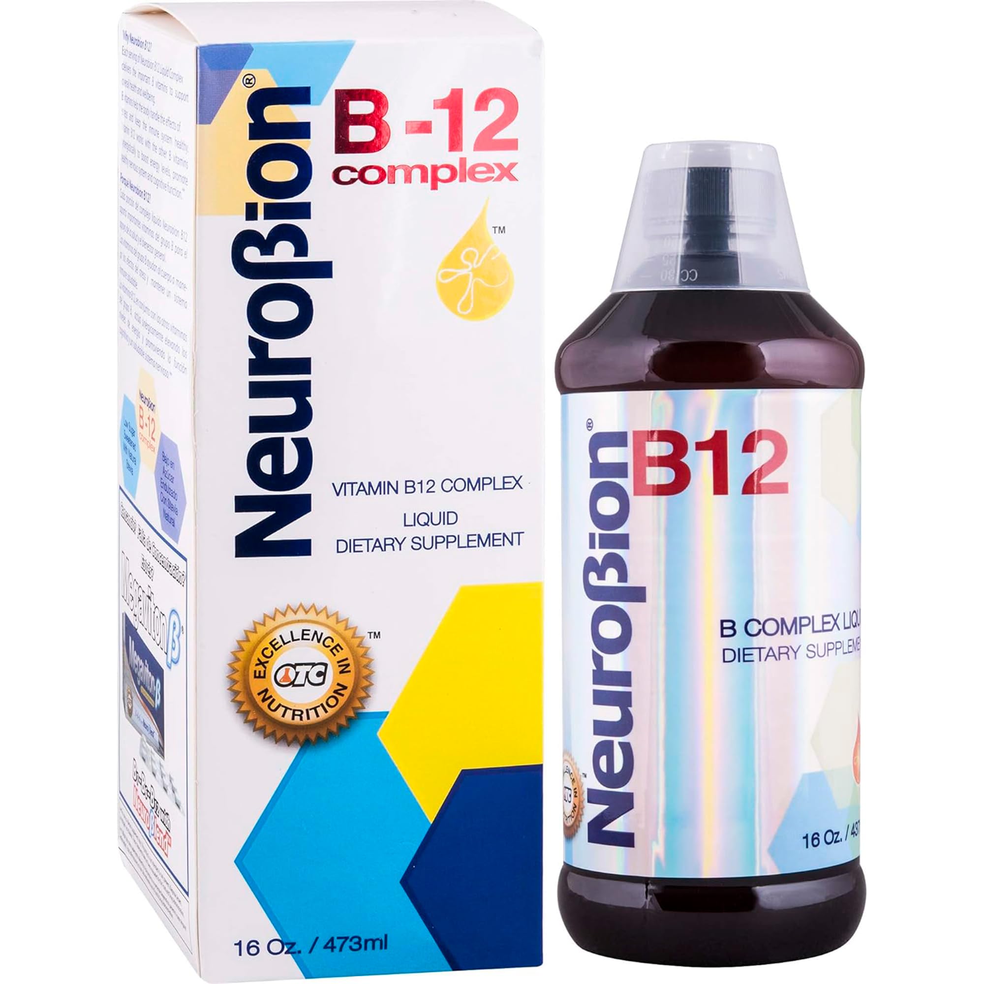 Neurobion Vitamin B12 B Complex Liquid Dietary Supplement