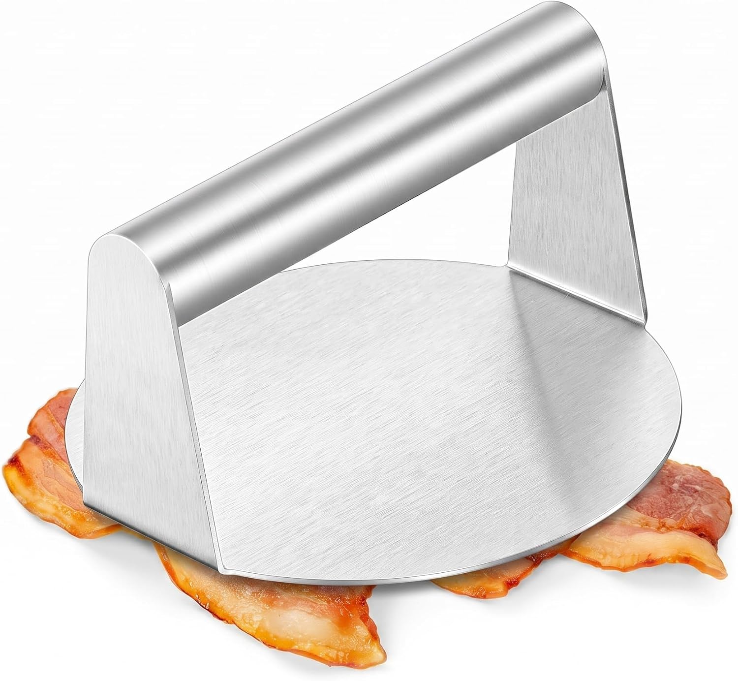 HaSteeL 5.5In Burger Smasher, Stainless Steel Grill Press for Cooking