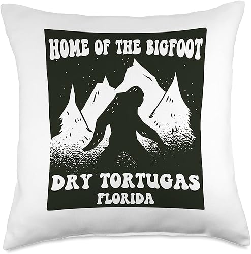 Miniatura 4 de Dry Tortugas Florida Maine Home of The Bigfoot National Park Throw Pillow, 16x16, Multicolor