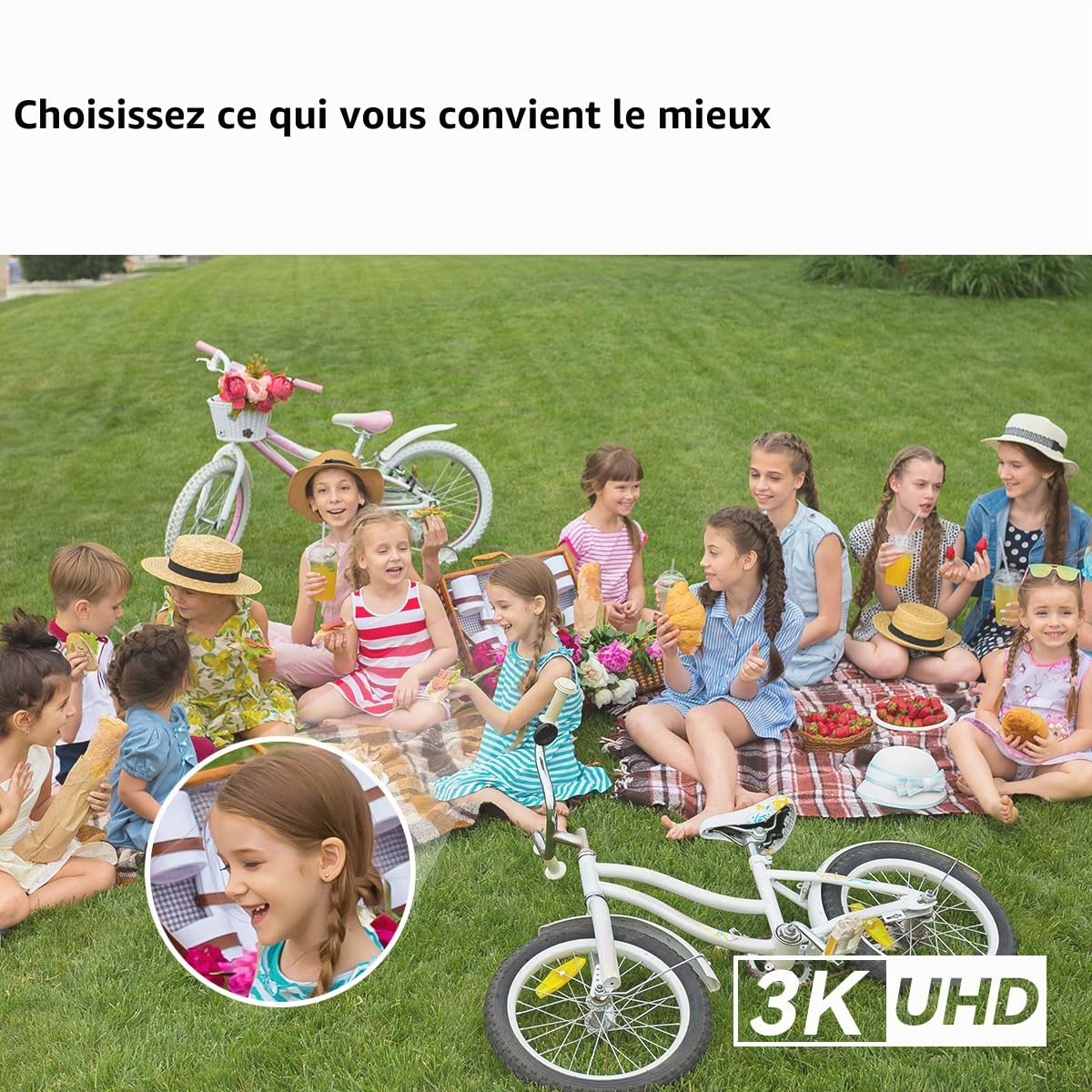 Imou Bullet 3 TÉLÉCAMERA DE Sterno 5MP/3K Visione NOTTURNA Colori WI-FI 6 IP67 Marque