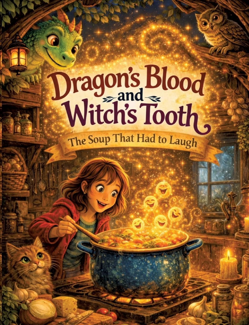 Dragon's Blood and Witch's Tooth: The Soup That Had to Laugh - A magical adventure for children aged 8 and up