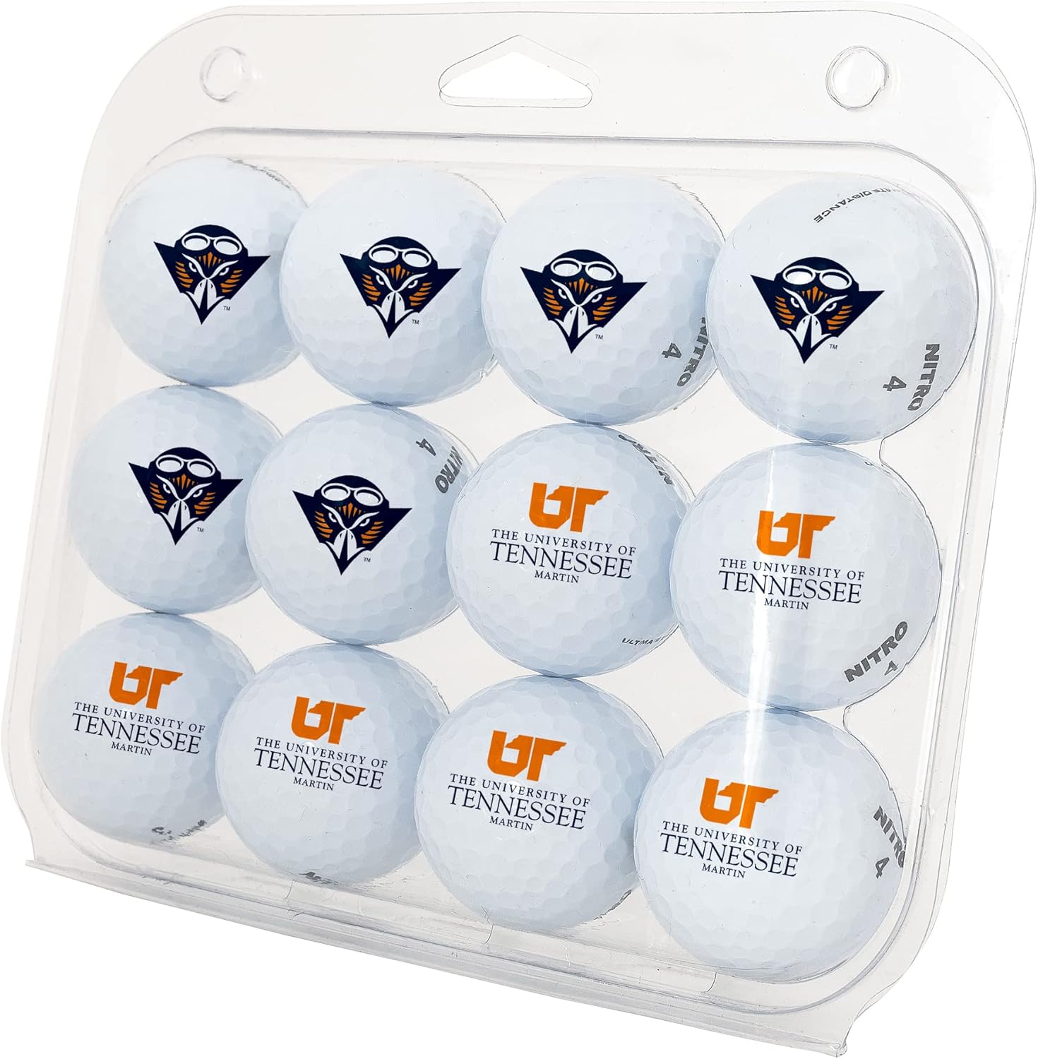 Desert Cactus University of Tennessee Martin Golf Balls 12 Pack – UTM Skyhawks Full Color Dozen – Officially Licensed Sport Team Accessory