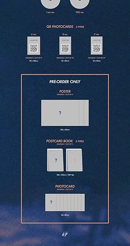 Miniatura 4 de Stray Kids I Am You 3er Mini Álbum You Ver CD 1p Póster Libro Tarjeta Prepedido Set de Fotografía Extra Número de seguimiento