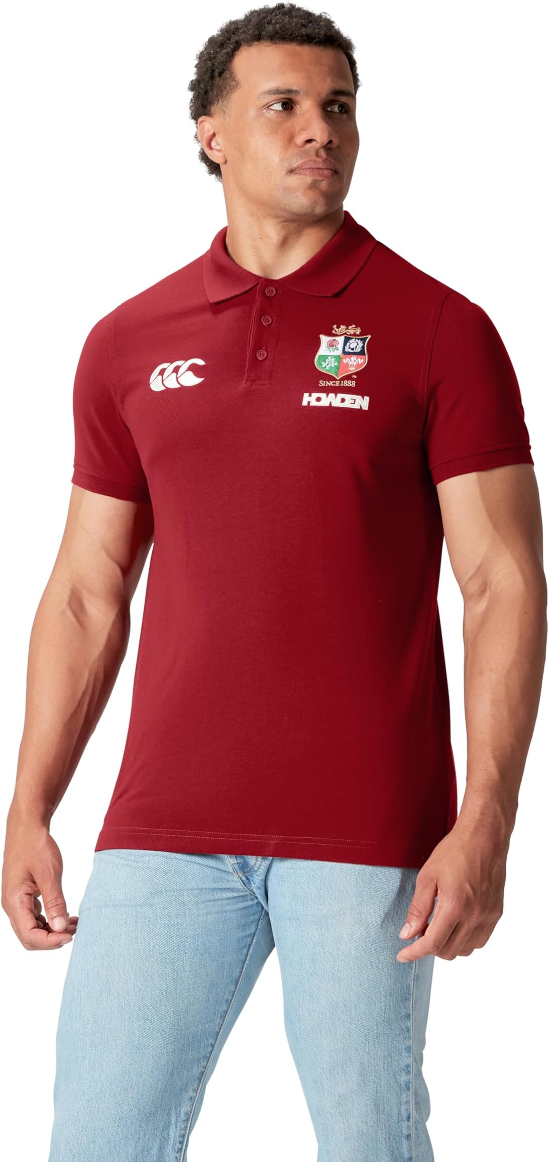 Canterbury Men's British & Irish Lions Canterbury Pique Polo Shirt | Cotton Blend | Official British & Irish Lions Licensed Product Polo Shirt (Pack of 1)