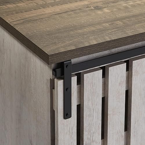 Miniatura 62 de ROCKPOINT Argus - Centro de entretenimiento, consola de almacenamiento para multimedia, TV con base (70 pulgadas), color negro Negro -,Carbón