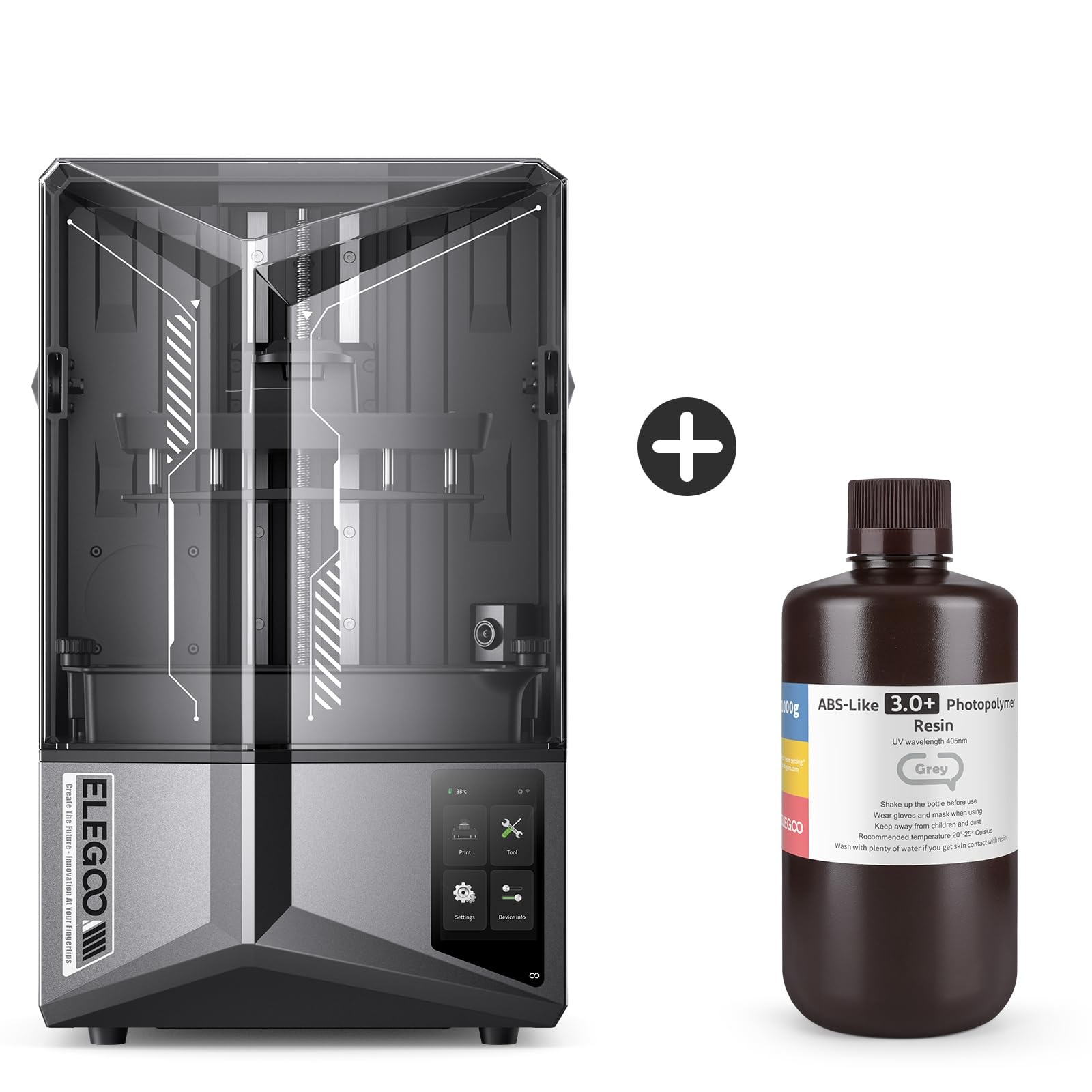 Amazon.com: ELEGOO Saturn 4 Ultra 12K MSLA Resin 3D Printer and  