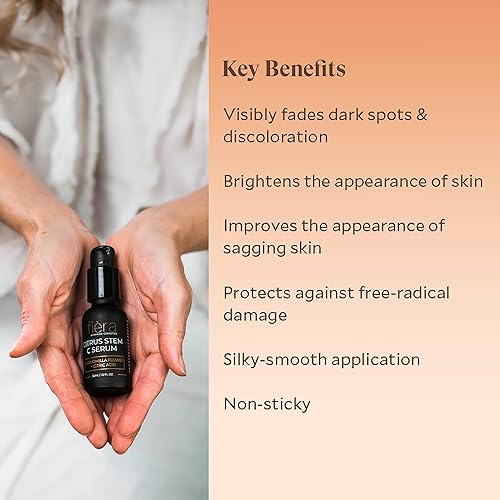 Miniatura 2 de Fièra Suero de vitamina C con ácido hialurónico y células madre cítricas - Suero iluminador, reafirmante e hidratante antienvejecimiento para piel