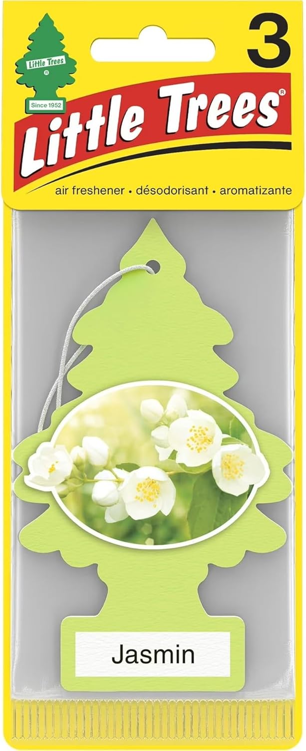 Back of Little Trees packaging with manufacturer information