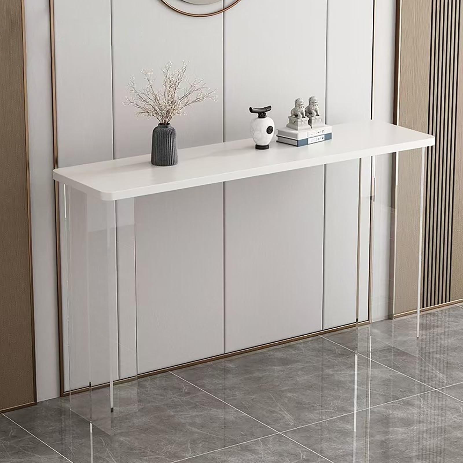JNTFNE Modern Console Table for Hallway, Foyer, Entryway - Stylish and Functional Design