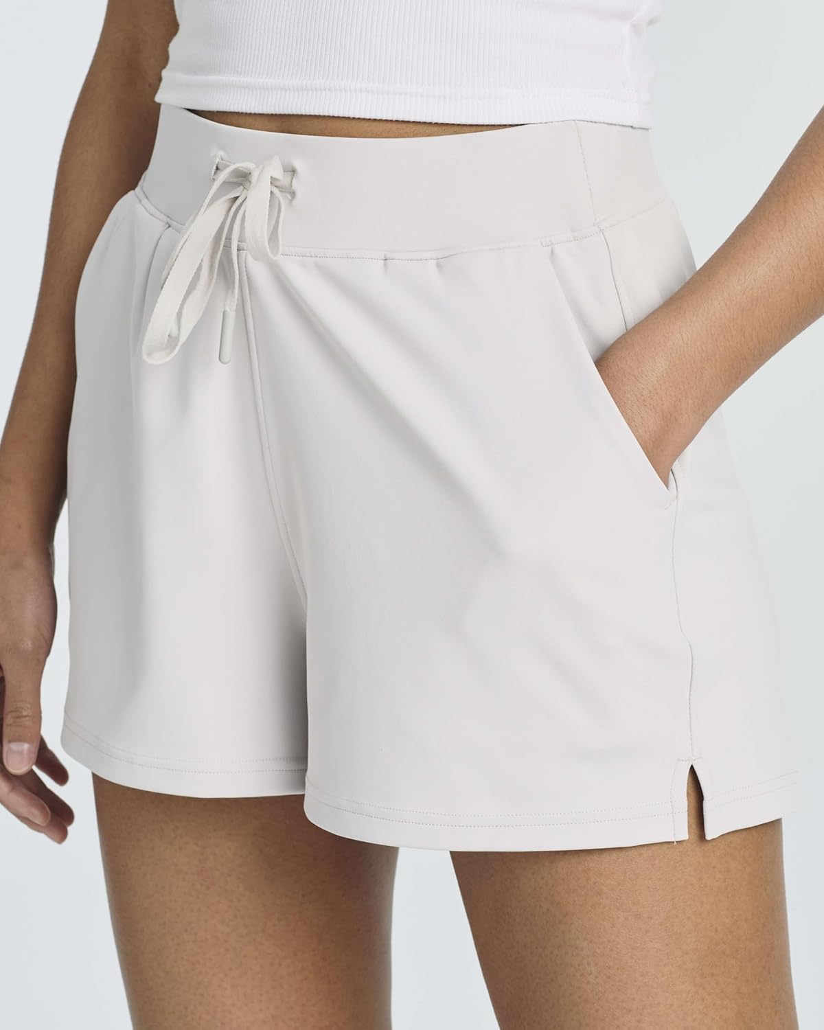 Real Essentials 3 Pack: Women's Athletic Running Shorts - Hiking Gym Yoga Workout Casual Lounge with Pockets (Plus Available) - Image 5