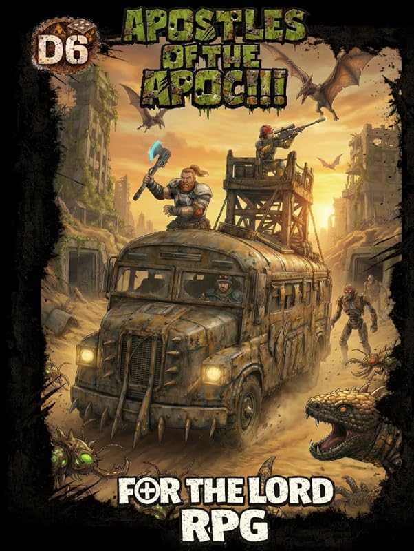 Apóstoles del Apoc!! d6: Libro de reglas (Para The Lord RPG D6)