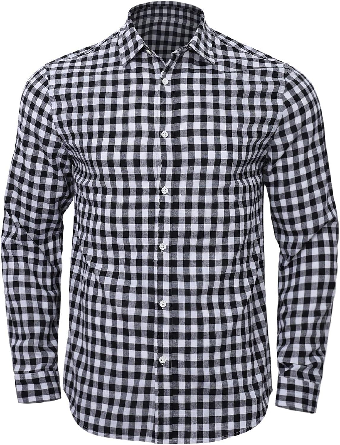 JEKAOYI Mens Casual Cotton Button Down Long Sleeve Shirts