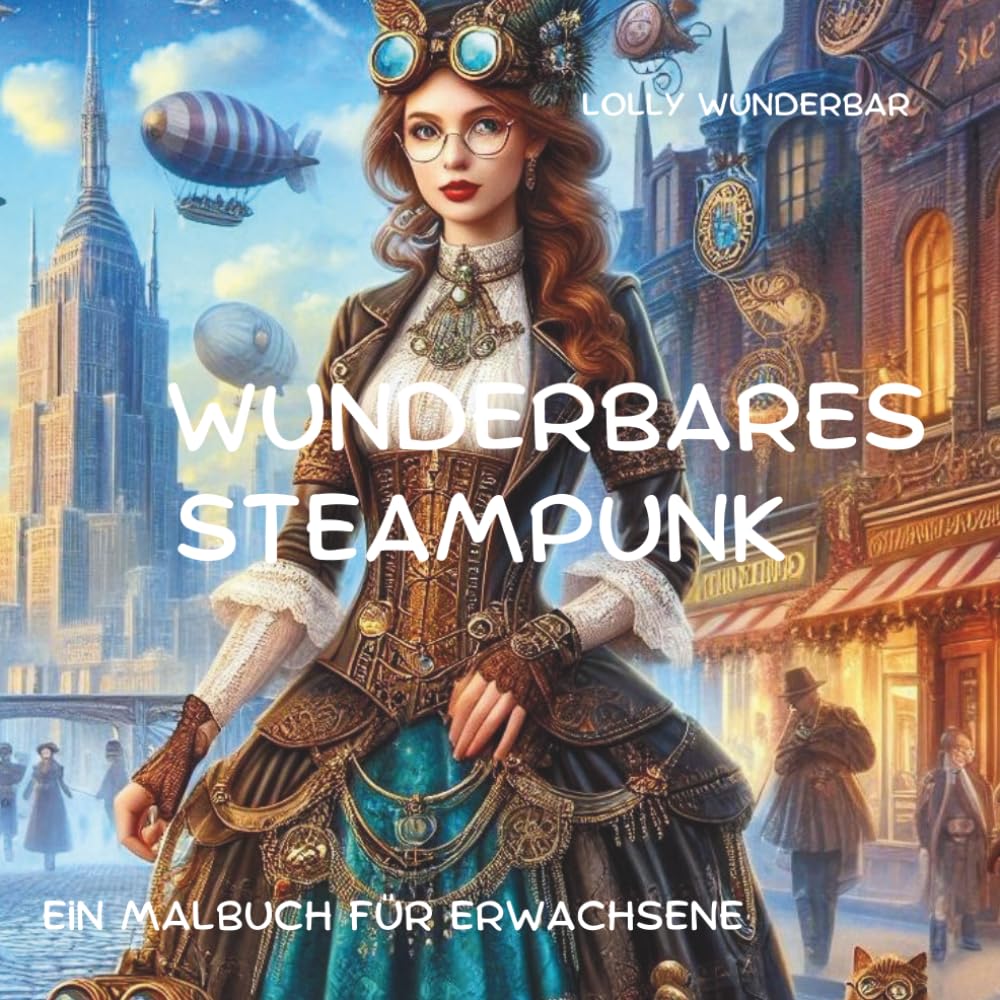 WUNDERBARES STEAMPUNK: Ein Malbuch für Erwachsene