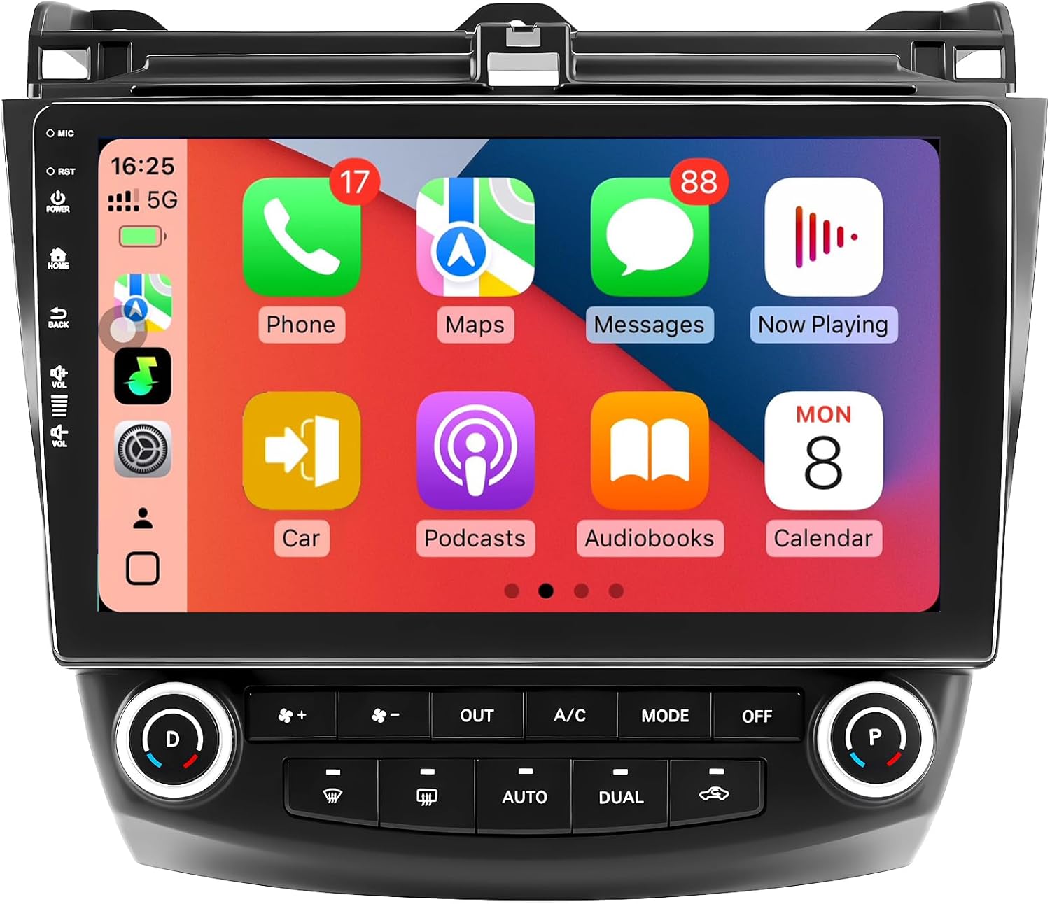Car Radio Stereo for Accord 2003-2007,10" Android 13 Touchscreen Head Unit,Wireless CarPlay & Android Auto,GPS Navigation,HD Backup Camera,Mirror Link,WiFi 6,Bluetooth 5.4,FM,SWC