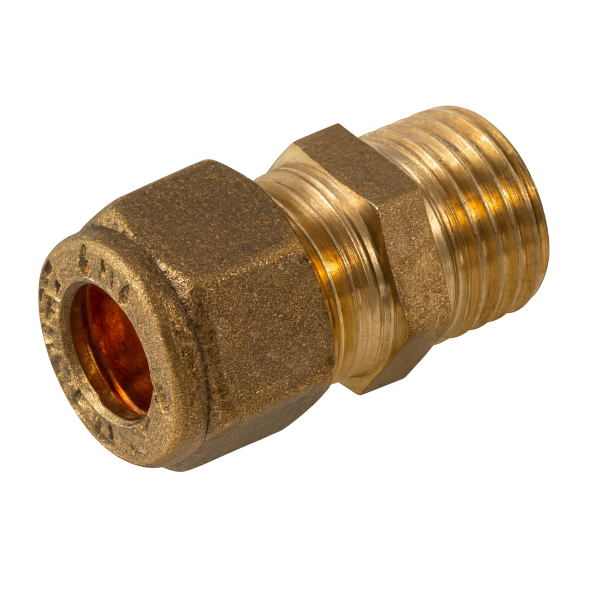 Xcel Home Men's Brass Westco 54Mm X 2" Compression Coupling – C X Mi Connector