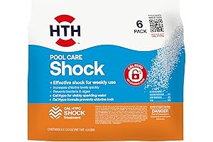 HTH Pool Chlorine Shock, Boosts Chlorine Levels, Cal Hypo Formula