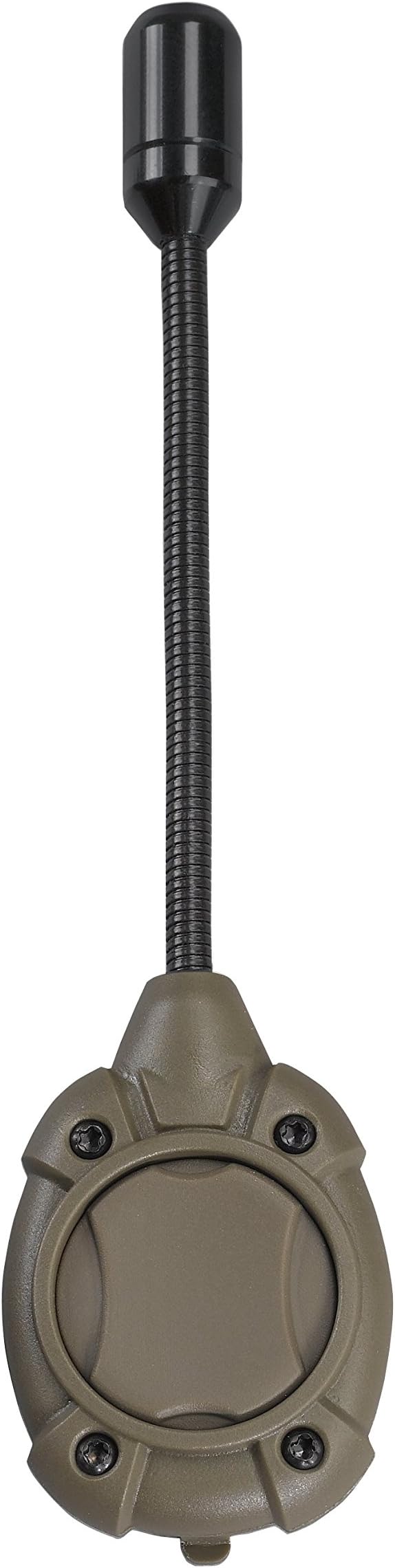 Princeton TecPoint MPLS-2 10 Lumen Ultrabright Green LED Light, Universal Mounting System for Hardhats and Flexi-Neck Design, Essential for Law Enforcement, Military, and Trade Work, Olive Drab