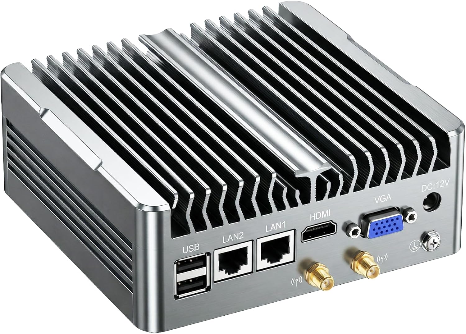 Fanless Industrial Mini PC,Core i5-8250U Mini Computer