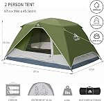 Tente de camping avec la pluie, 2/4/8 Tente pour personne, Tente familiale imperméable avec les fenêtres Mesh, facile à installer pour la randonnée et le plein air pour toutes les saisons