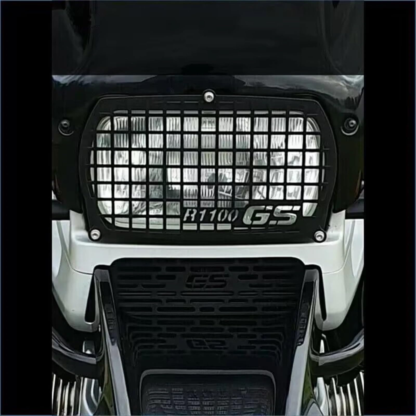 LOTFI Motorrad R1100GS Scheinwerferschutzgitter-Schutzabdeckung und Kühlerkühler-Schutzgitter-Set, passend for BMW R 1100 GS 1994–1999 (Size : Headlight Guard)