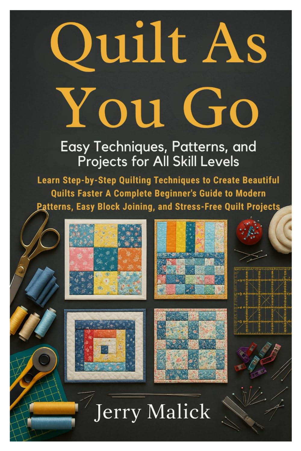 Quilt As You Go: Easy Techniques, Patterns, and Projects for All Skill Levels: Learn Step-by-Step Quilting Techniques to Create Beautiful Quilts ...