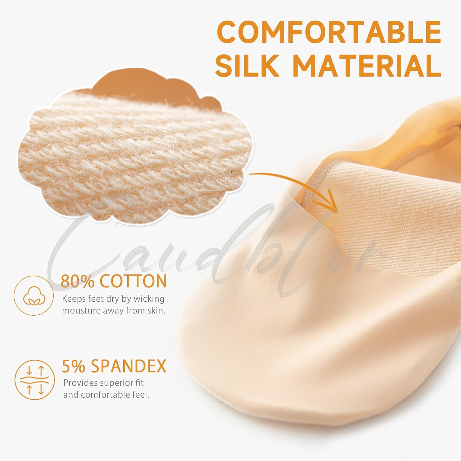 Caudblor Thin No Show Socks Low Cut Liner - Image 2