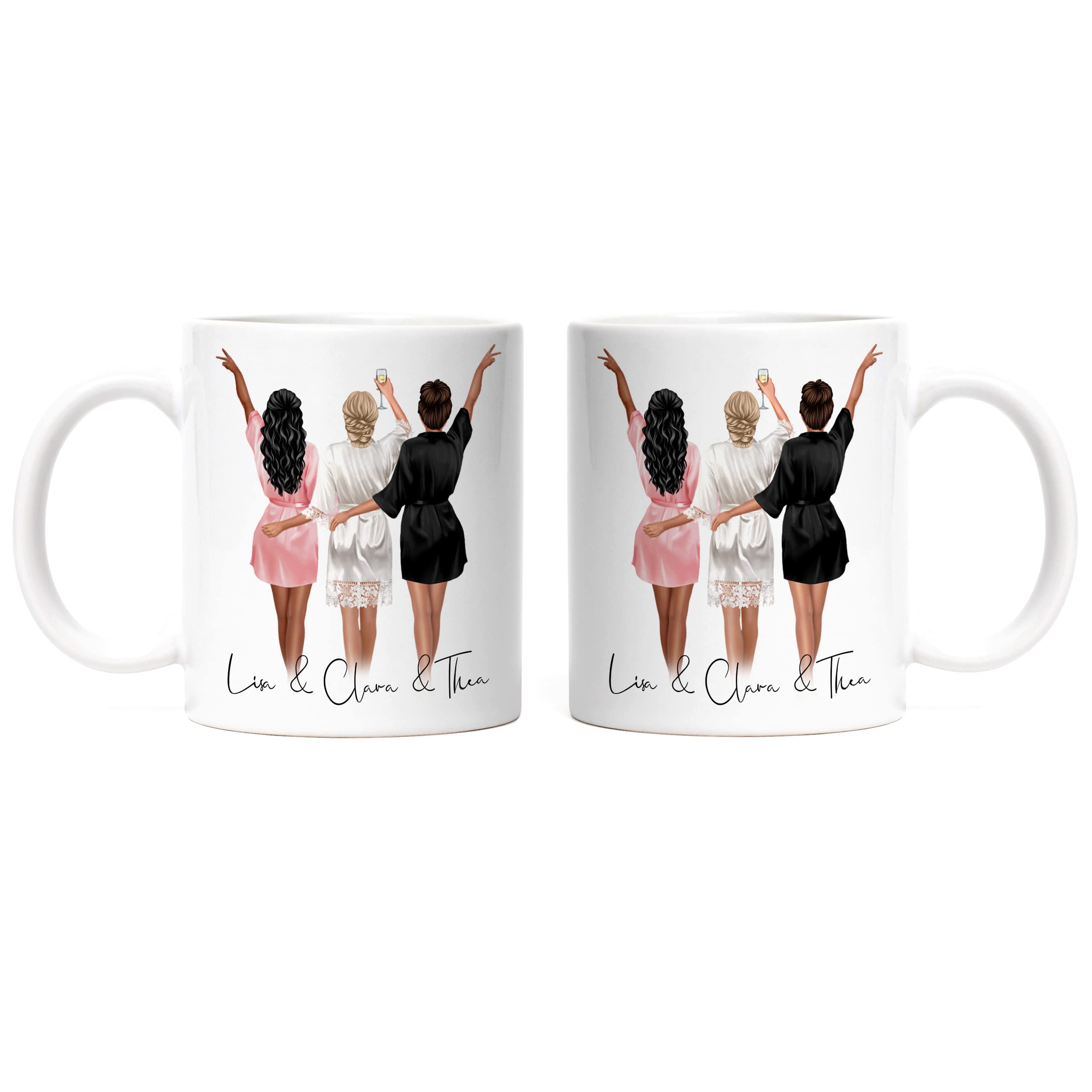 Personalisiert Trauzeugin Tasse - Mit Name & Design - Dankesgeschenk Für Brautjungfern