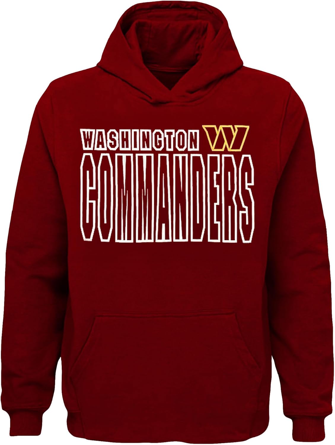 Outerstuff NFL Kids Youth 8-20 Official Team Color Game Day Touchdown Performance Primary Logo Long Sleeve Pullover Hoodie