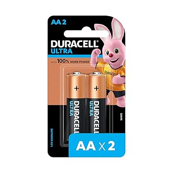 Duracell Ultra Alkaline AA Batteries (Pack of 2)
