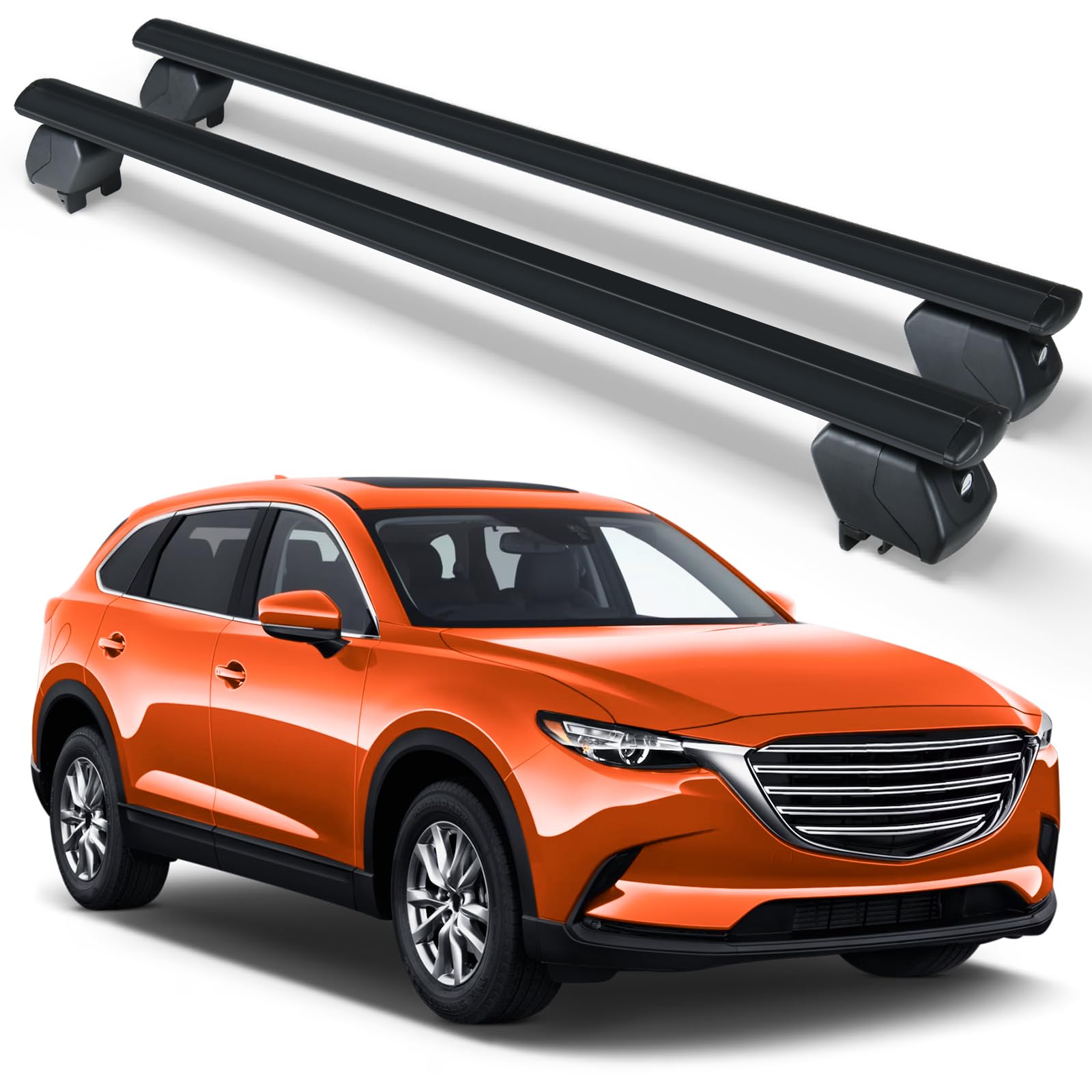 OBNAUX Roof Rack Cross Bars Compatible with 2007-2025 BMW OBNAUX Roof Rack Cross Bars Compatible with 2007-2025 BMW
