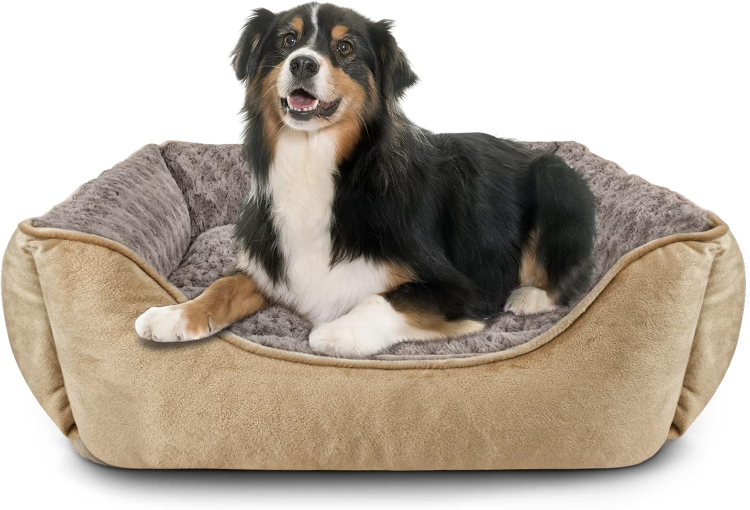 JOEJOY Dog Bed Large Washable Calming Dog Bed AntiAnxiety Dog Bed