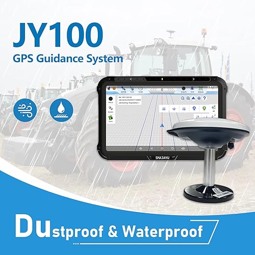 Miniatura 2 de Sistema de orientación GNSS del tractor GPS del tractor JY100 para la agricultura de precisión, medición métrica o imperial, navegación de alta