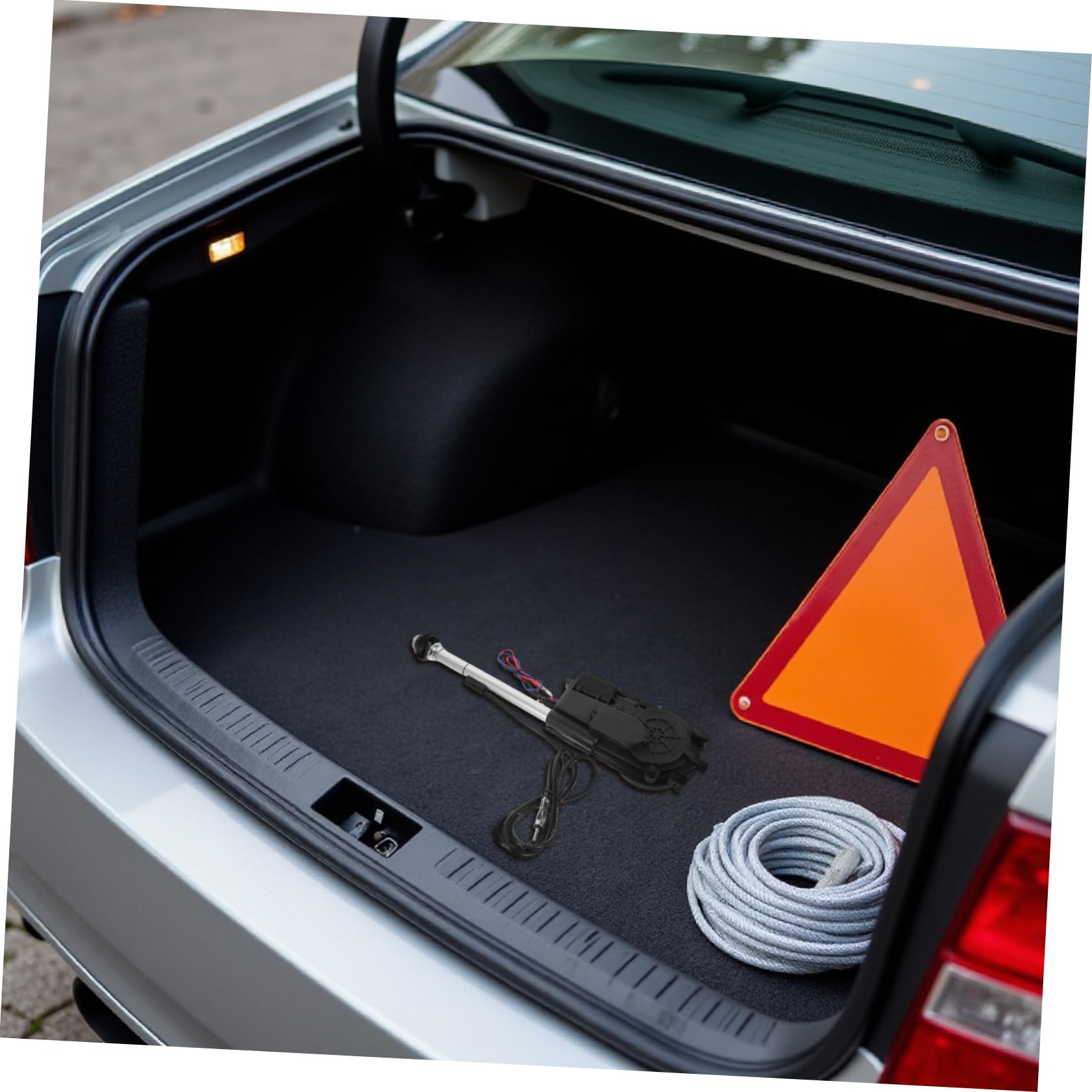 ABOOFAN Antenne Radio Automatique Télescopique pour Voiture, en Métal et Plastique, à Commande à Distance, Remplacement pour Radio Am/FM, Usage Automobile