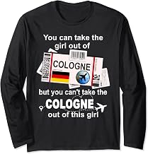 Cologne Boarding Pass - Cologne Girl - Cologne Long Sleeve T-Shirt
