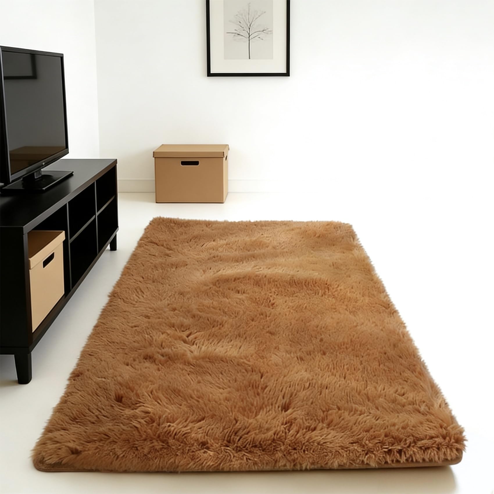 Tapis Salon 199x240 Antidérapant Grand Grand Tapis de Chambre Moderne