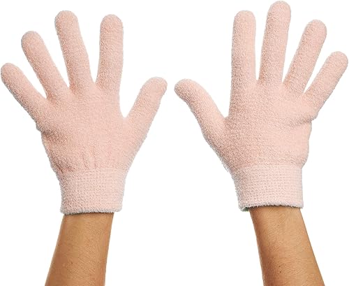 ZenToes Guantes hidratantes con forro de gel, tratamiento para manos secas, 1 par de guantes hidratantes para curación de manos agrietadas, reparan