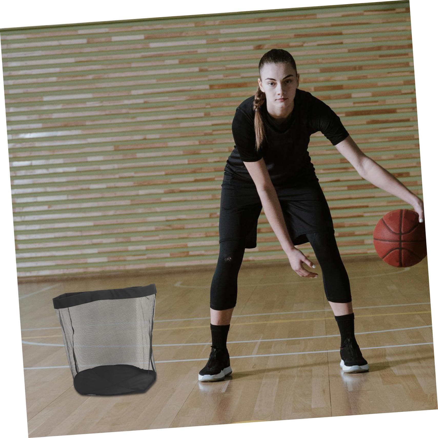 UPKOCH Bolsa de Malla Grande para Equipo Deportivo con Cierre de Cordón Resistente y Espaciosa para Balones de Baloncesto Fútbol y Béisbol Almacenamiento y Transporte Fácil para Deportes