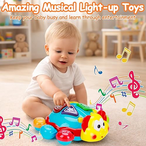 Miniatura 3 de Juguetes para gatear para bebés de 6 a 12 meses, juguete musical iluminado para bebés de 0 a 6 7 8 9 10 meses de edad, niños pequeños en español,