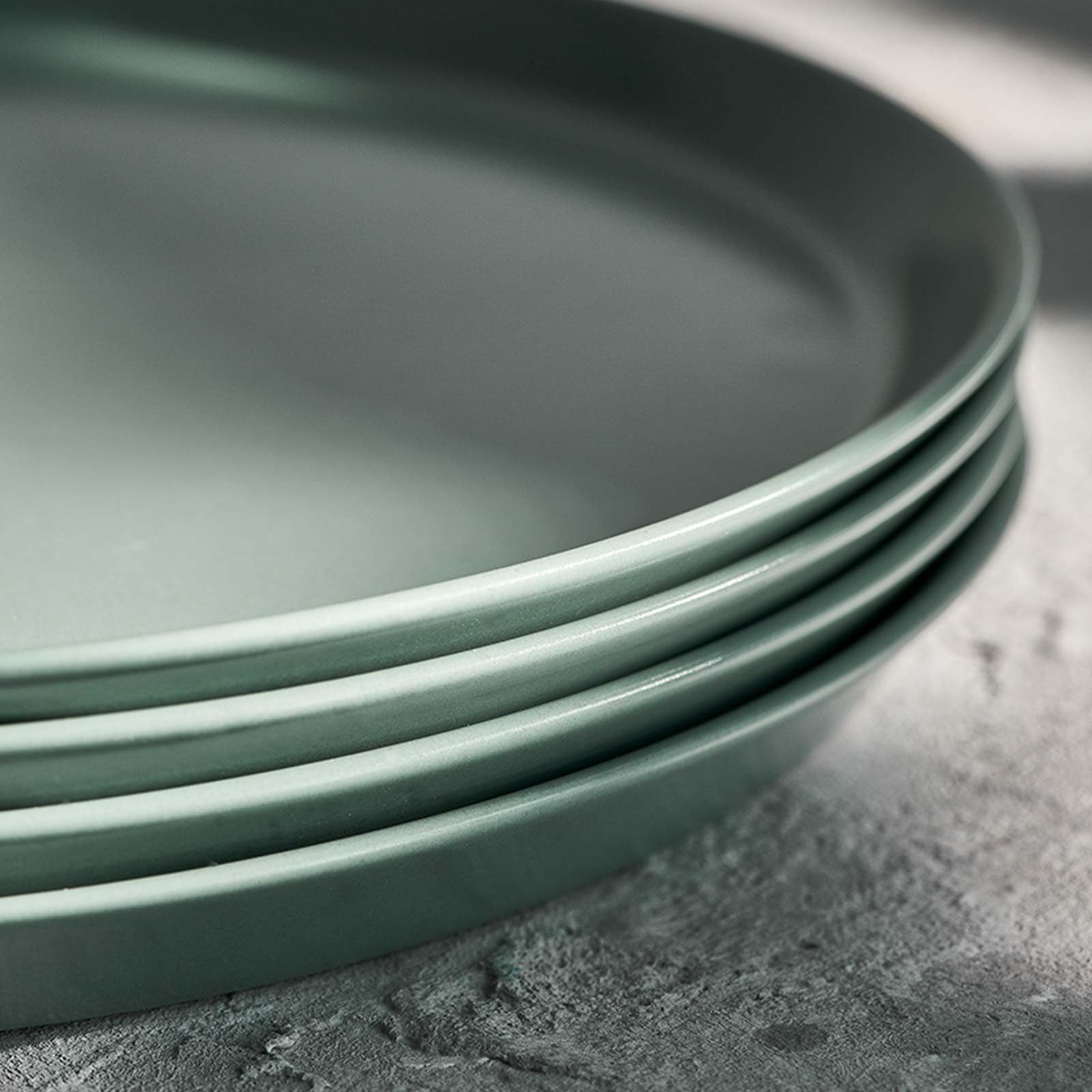 SPRINGLANE Geschirrset 16-tlg. Sweet Scandi, Mintfarbiges Geschirrservice für 4 Personen aus New Bone Keramik, skandinavisches Design, matt