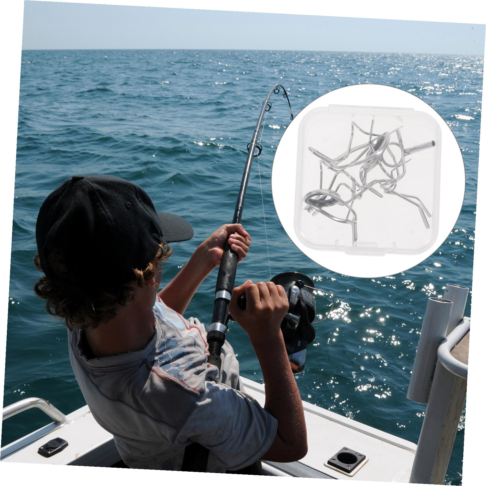 Toyvian Teiliges Angelruten Reparaturset DIY Augenringe Für Verschiedene Zubehör Für Angler Und Fliegenfischer Für Schnelle Reparaturen