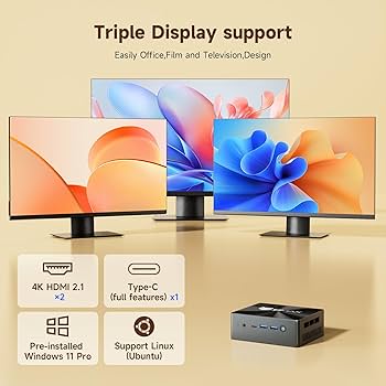 Amazon.com: Bmax B8 Plus Mini PC Intel Core i5-12600H(高達4.5GHz