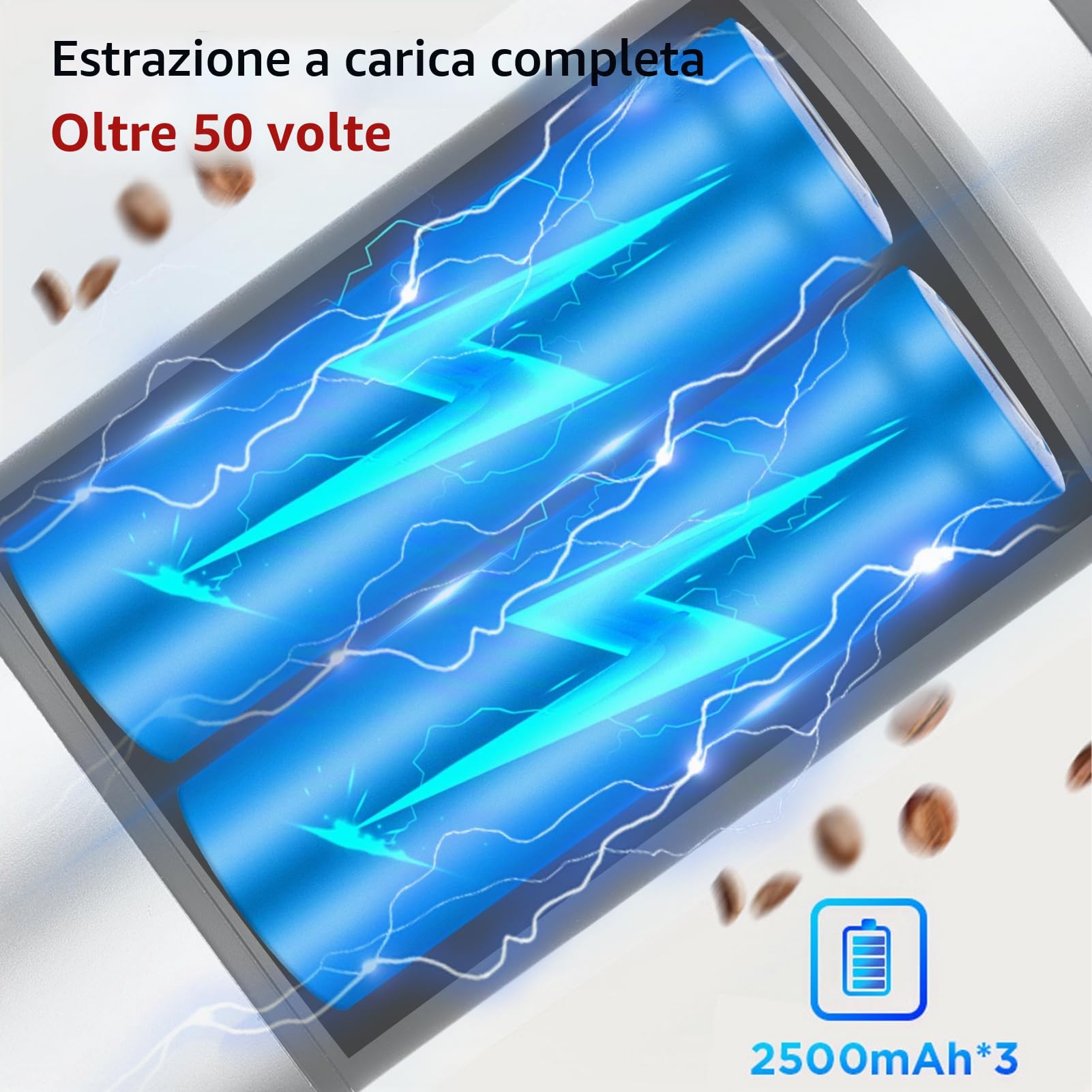 Macchina per caffè espresso elettrica portatile, Macchina da caffè 3 in 1, Compatibile con Piccole Capsule, Grandi Capsule e Caffè macinato, per viaggi, campeggio e auto(Nero)