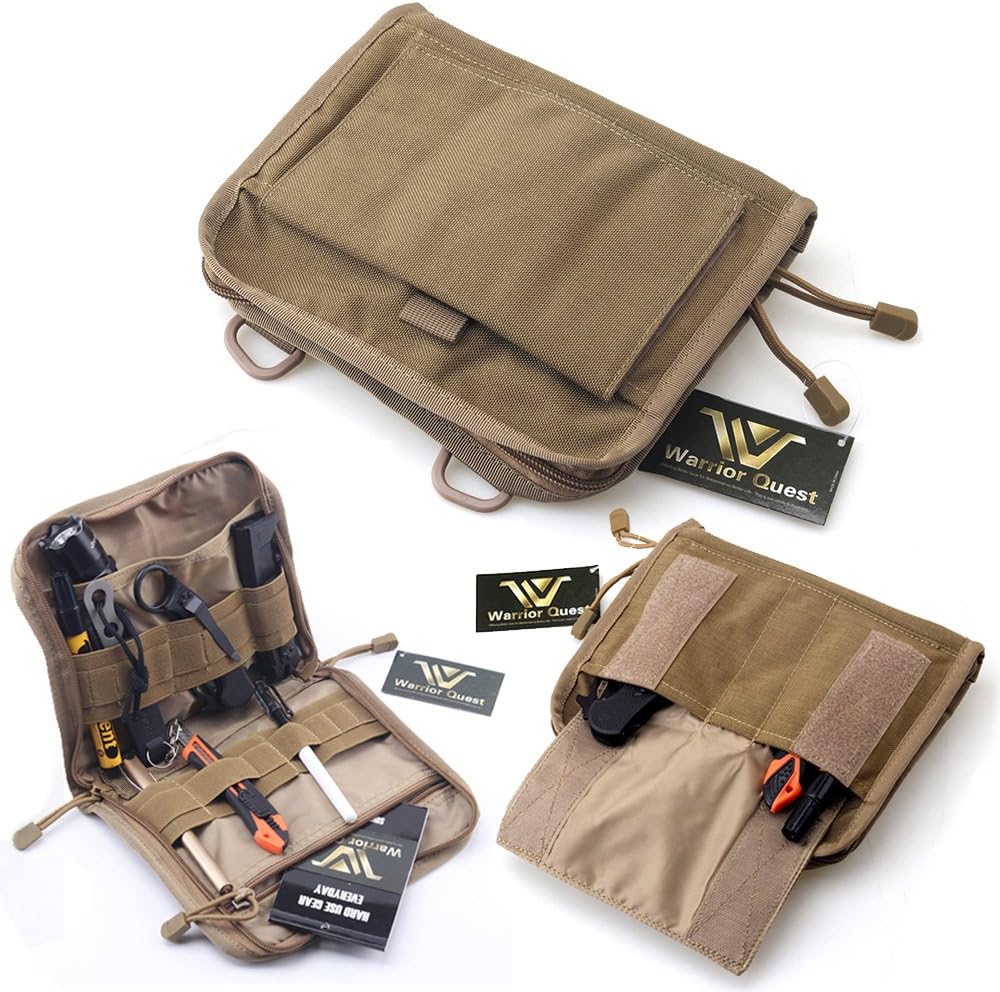 Low Profile Organizer Pouch โ Molle System Utility Pouches Tactical Medical Pouch Tools Accessories Pouch (Coyote Brown)